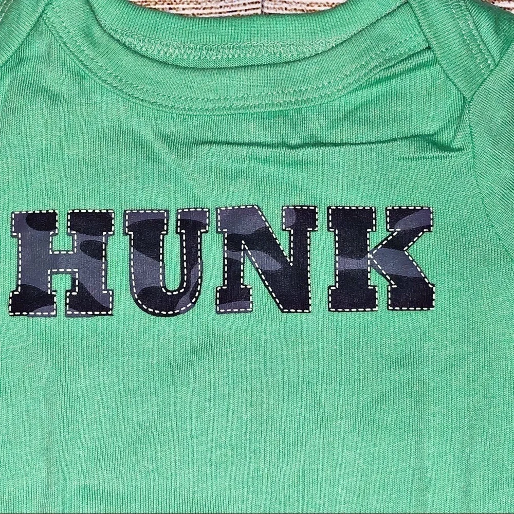 NWT Circo Green HUNK Onesie Size 6-9M